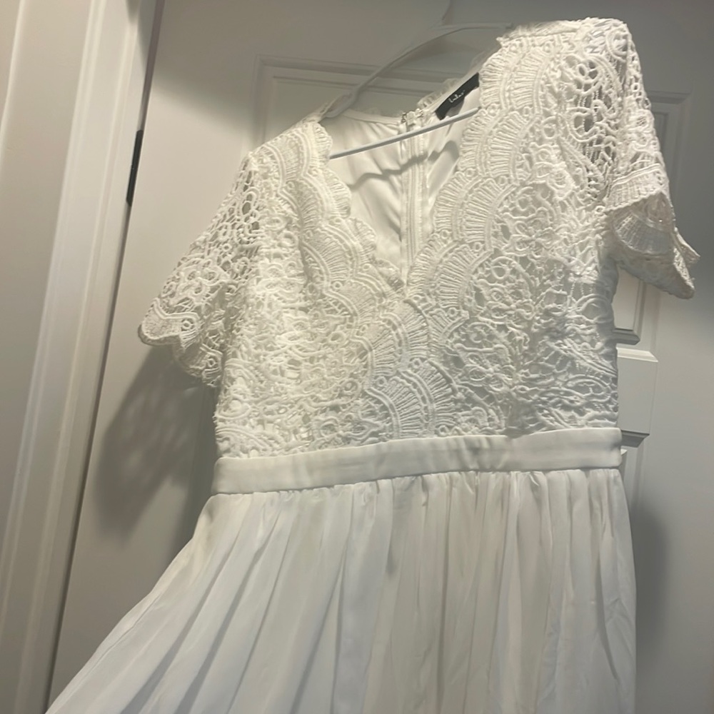 White dress